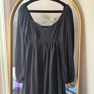 Abercrombie & Fitch Black Long Sleeve Dress